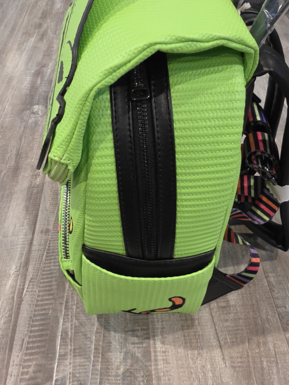 Disney Neon Green Oogie Boogie Mini Backpack - Picture 4 of 7